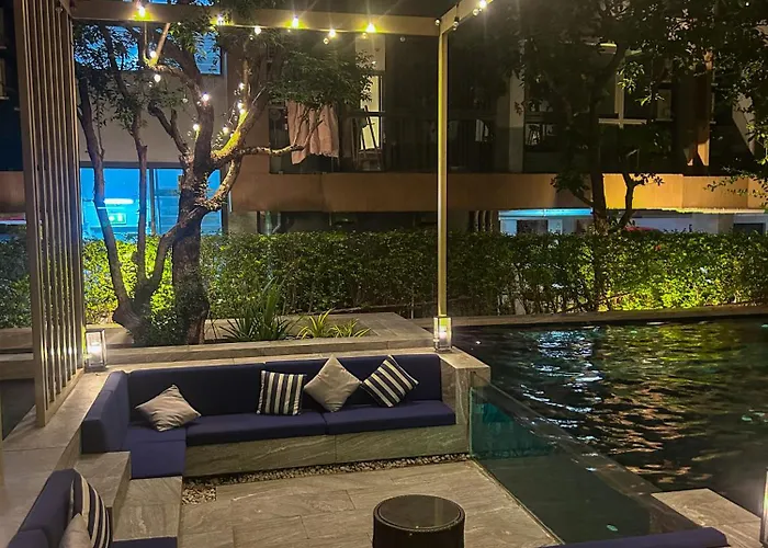 Apartment Luxury Near On Nut Bts Station With Swimming Pool *